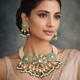 Gulnaar Kundan Set