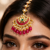 Gulnaar Panchi Kundan Tikka
