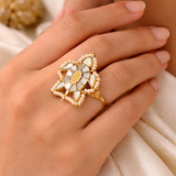 Tortoise Charm Ring