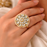 Polki Bloom Ring