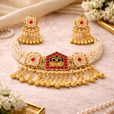 Mayur Mahal Kundan Set