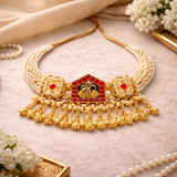 Mayur Mahal Kundan Set